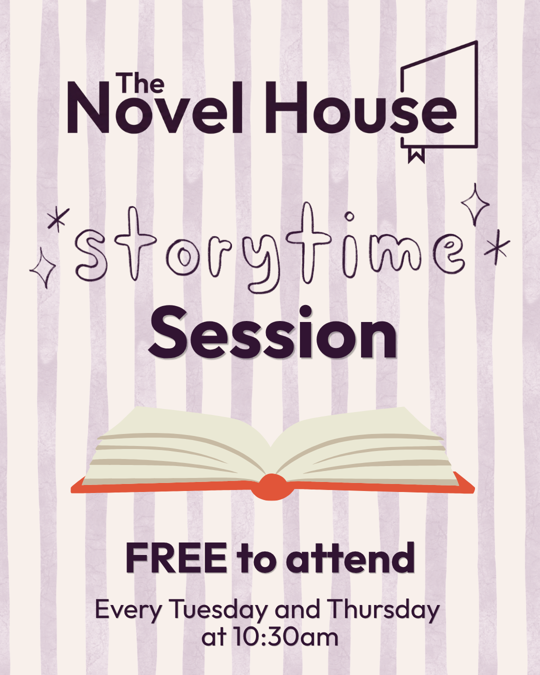 Storytime Session - every Tuesday and Thursday!